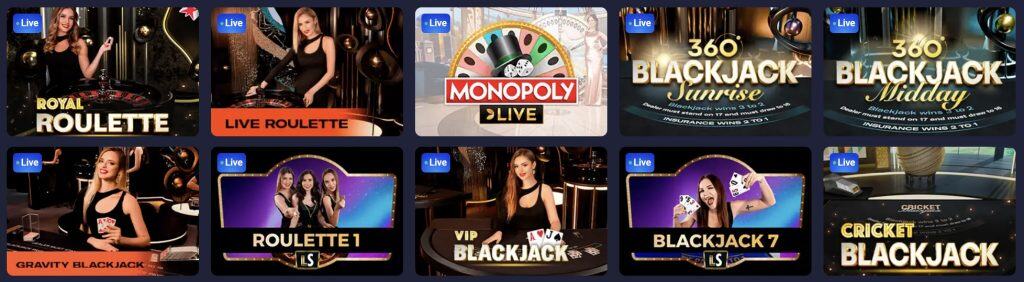 Legzo Casino žaidimai gyvai