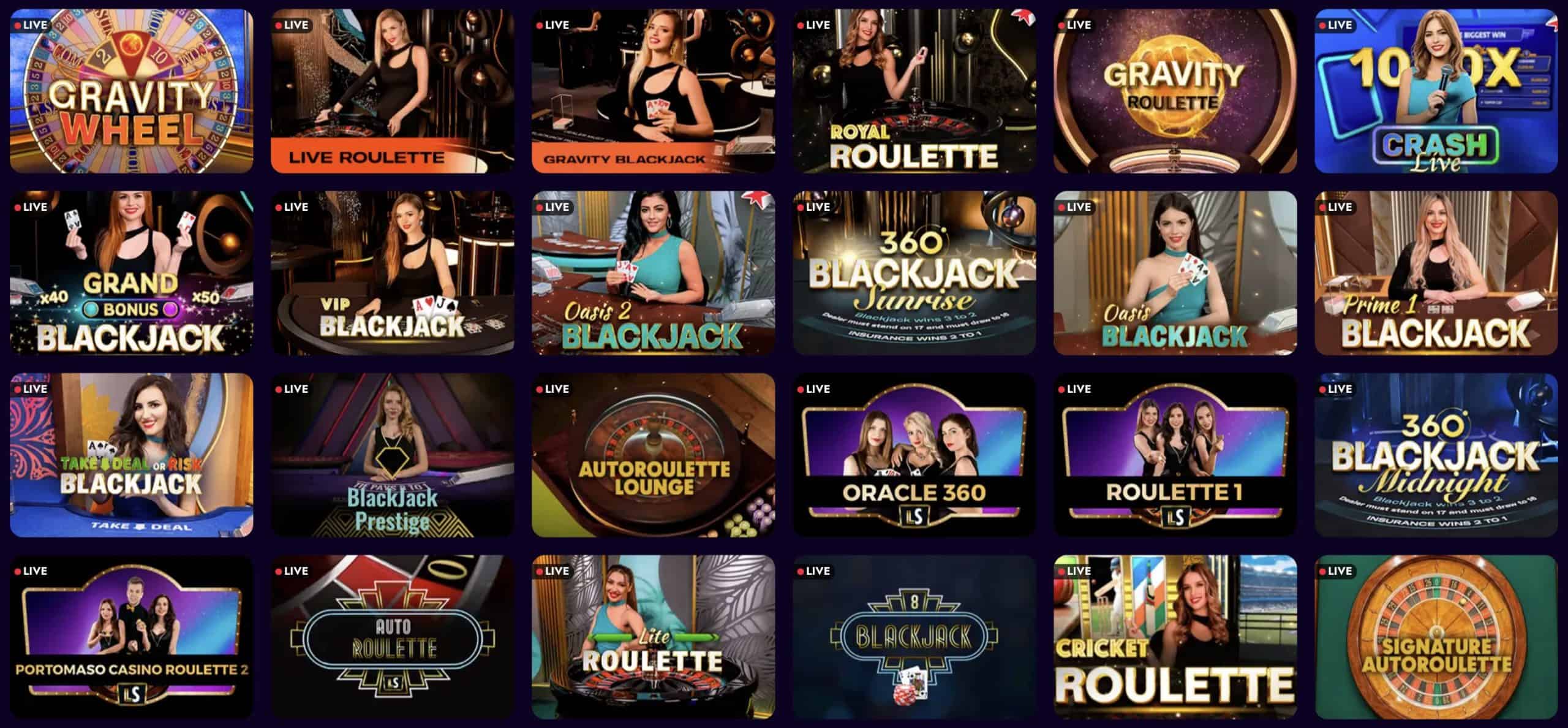 Irwin Casino žaidimai gyvai