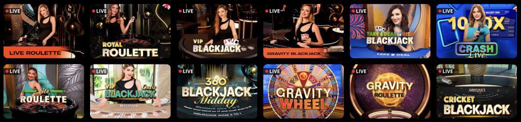 Lex Casino žaidimai gyvai