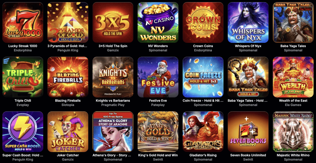 NV Casino lošimo automatai NV Casino lošimo automatai